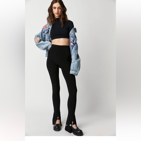 EUC Like new only tried on Norma Kamali Spat Legging  sz M Black - Picture 2 of 15